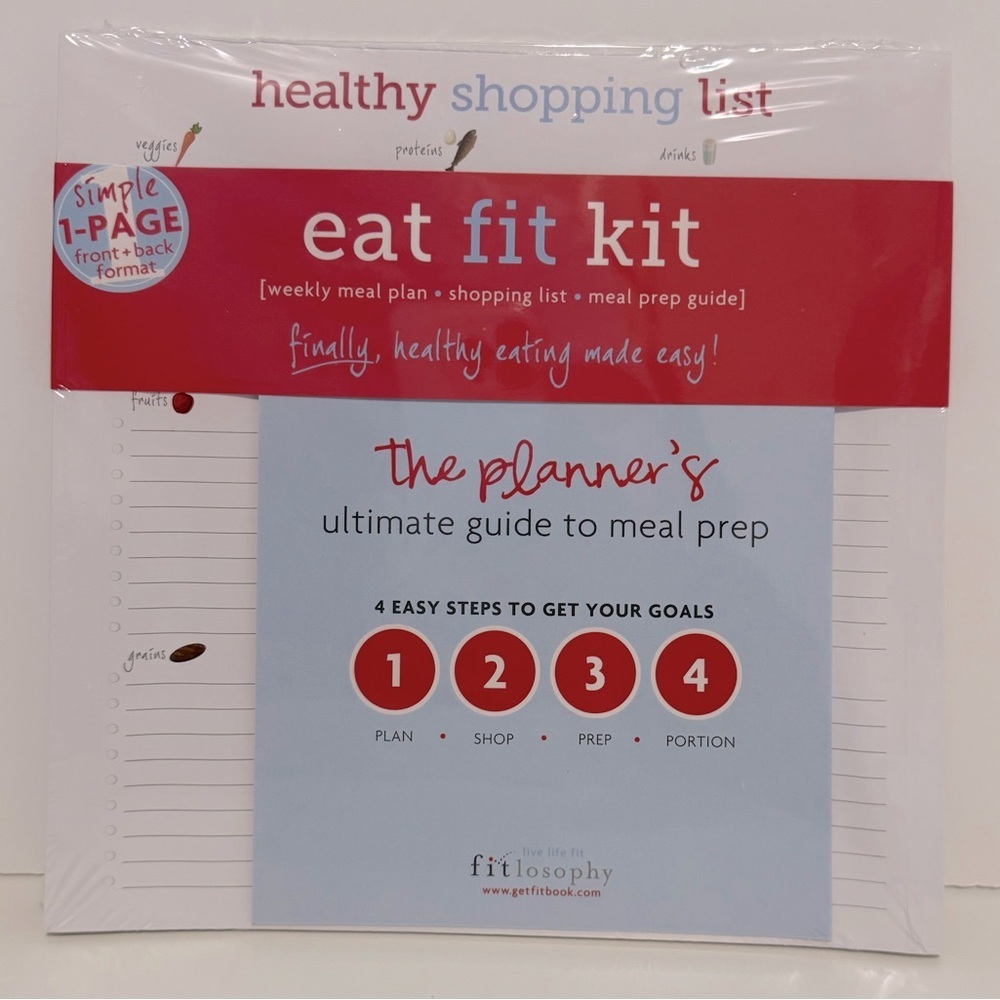 Fitlosophy Eat Fit Kit - Eat Fit Kit Meal Prep Guide